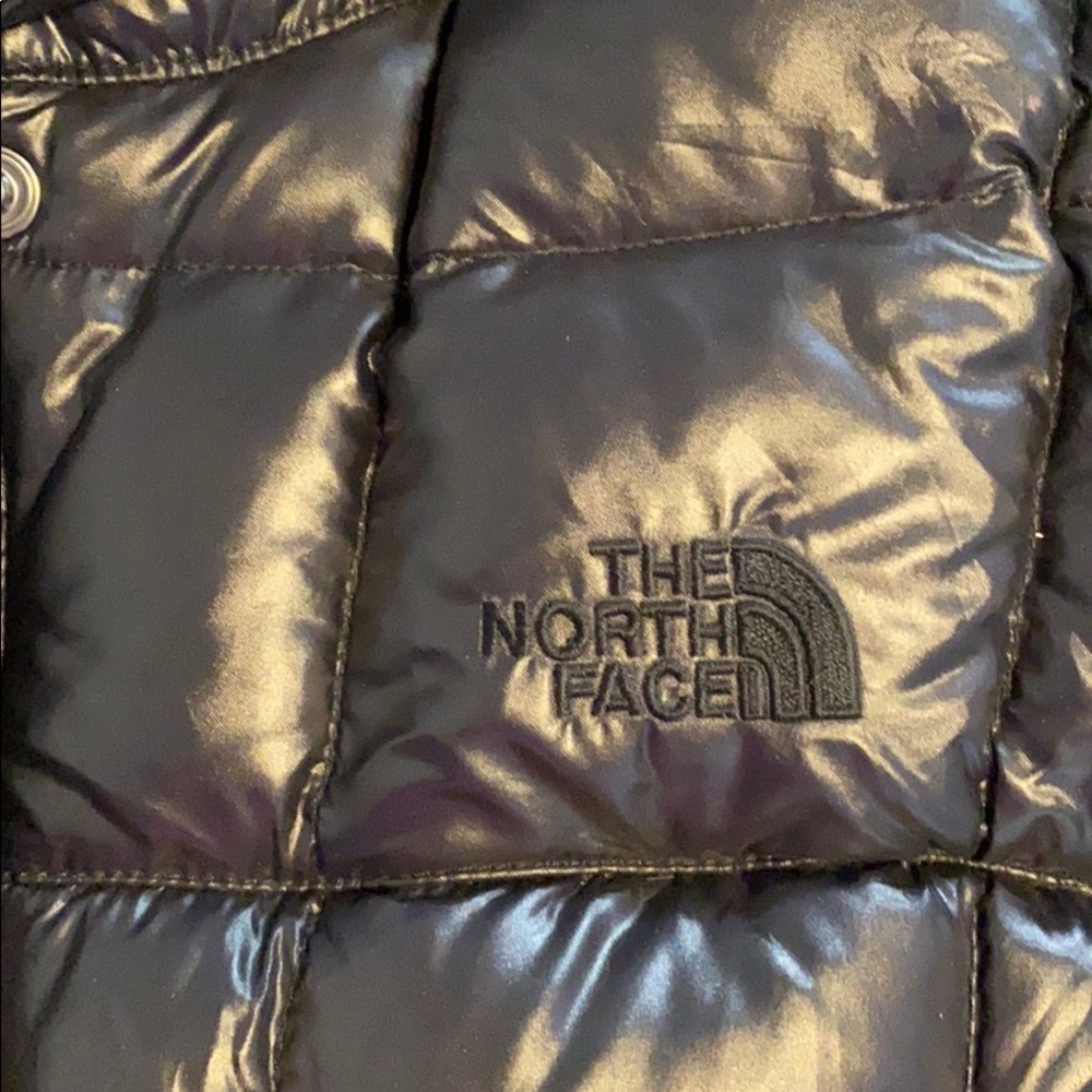 North face large winter down coat